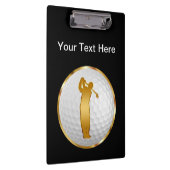 Klassy Golf Instructor Clipboard Klembord (Rechts)