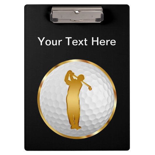 Klassy Golf Instructor Clipboard Klembord (Voorkant)