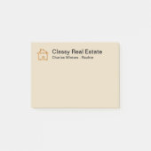Klassy Real Estate Sticky Note Pads (Voorkant)