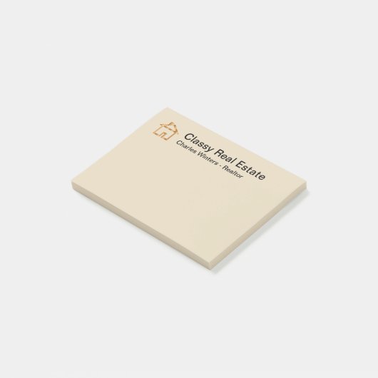 Klassy Real Estate Sticky Note Pads (Schuin)