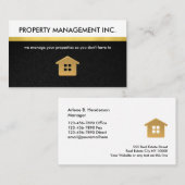 Klassy Real Realtor Theme Bedrijfskaart Sjabloon Visitekaartje (Voorkant / Achterkant)