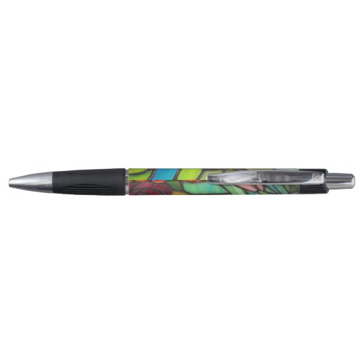 Klassy Style Floral Glas in lood Pen (Achterkant)