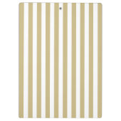 Klassy Tan Sand Stripes | DIY-tekst Klembord (Achterkant)