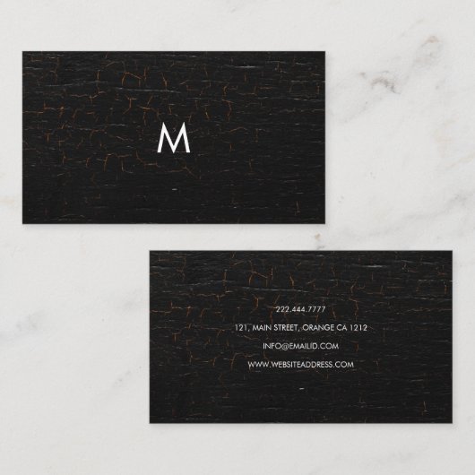 Klastextuur visitekaartje (Voorkant / Achterkant)