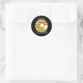 klastig blijven ronde sticker (Tas)