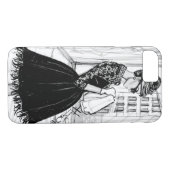 Klastige vrouw. Case-Mate iPhone case (Achterkant (Horizontaal))