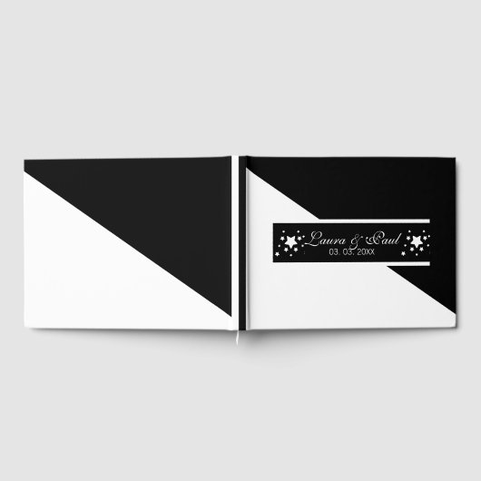 Klaszwart en wit gastenboek (Volledig)