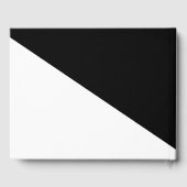 Klaszwart en wit gastenboek (Achterkant)