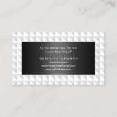 Klaszwart-wit Visitekaartje (Achterkant)