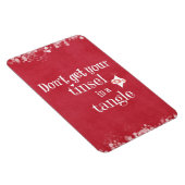 Klatergoud in een Tangle Christmas Quote Magneet (Rechterzijde)