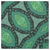 Klatu Aqua en Green Stof (Swatch)