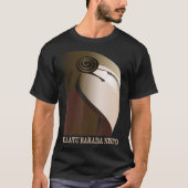 Klatu Barada Nikto Robot SiFi T-shirt (Voorkant)