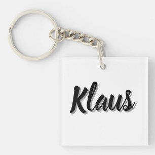 Klaus mans naam, sleutelhanger