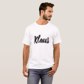 Klaus mans naam, t-shirt (Voorkant volledig)