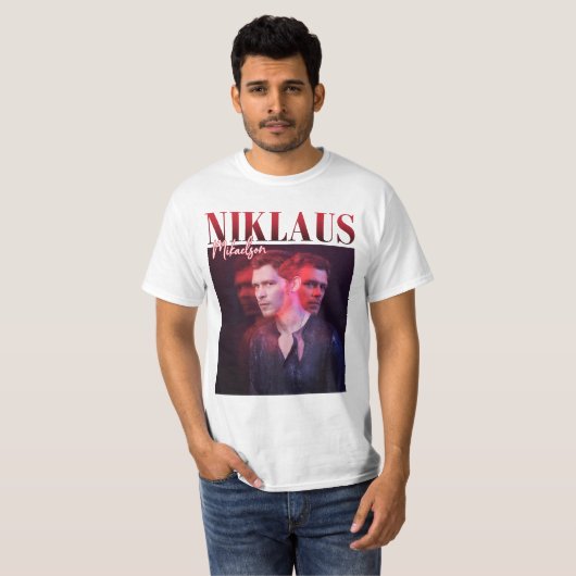 klaus mikaelson t-shirt (Voorkant volledig)