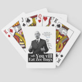 Klaus Schwab-speelkaarten Pokerkaarten (Achterkant)