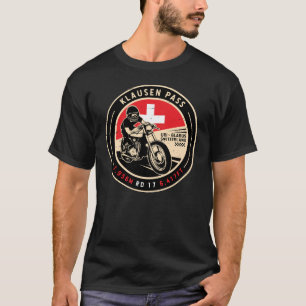 Klausen Pass   Zwitserland   Motorfiets T-shirt