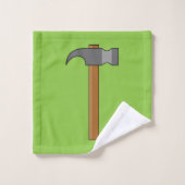 Klauw Hammer Cartoon Bad Handdoek (Wasdoekje)