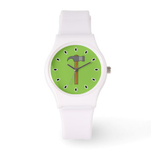 Klauw Hammer Cartoon Horloge