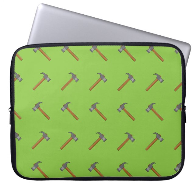 Klauw Hammer Cartoon Laptop Sleeve (Voorkant)