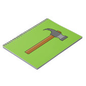 Klauw Hammer Cartoon Notitieboek (Linkerzijde)