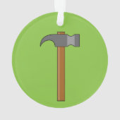 Klauw Hammer Cartoon Ornament (achterkant)