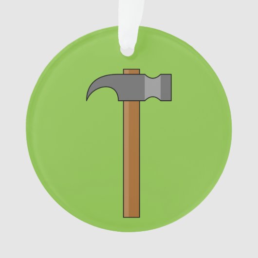 Klauw Hammer Cartoon Ornament (voorkant)