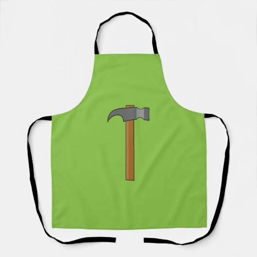 Klauw Hammer Cartoon Schort (Voorkant)