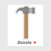 Klauw Hammer Cartoon Sticker (Vel)