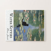 Klauw Monet Water Lelies Kat Vijver Legpuzzel (Horizontaal)