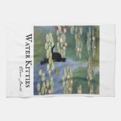 Klauw Monet Water Lelies Kat Vijver Theedoek (Horizontaal)