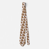  klauw Valentijnse Puppy Love van twee honden Stropdas (Voorkant)