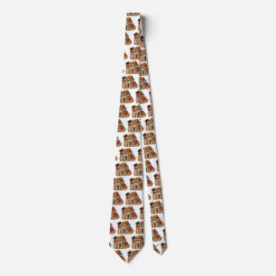  klauw Valentijnse Puppy Love van twee honden Stropdas