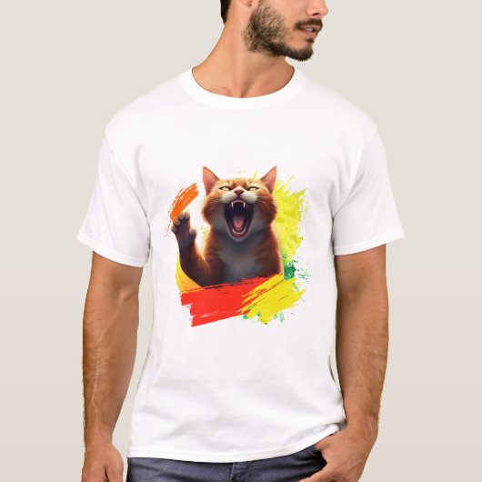 klauwduivelskat t-shirt (Voorkant)