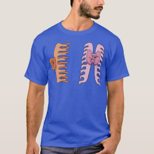 Klauwen haarklemmen t-shirt