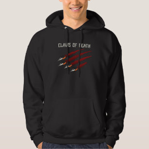 Klauwen Van De Dood Dodelijke Tijger Bloederige Kr Hoodie