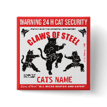 Klauwen van Staal Gepersonaliseerde Kattenbeveilig