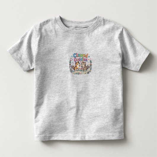 Klauwende Knuffels Kinder Shirts (Voorkant)