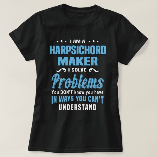 Klavecimbel Bouwer T-shirt (Design voorkant)