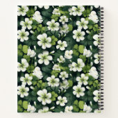 Klaver Bloemen Monogram Notitieboek (Achterkant)