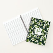 Klaver Bloemen Monogram Notitieboek (Binnen)