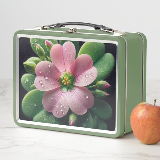 Klaver Bloemen Roze en Groene Oxalis (In situ)