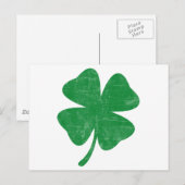 klaver briefkaart (Voorkant / Achterkant)