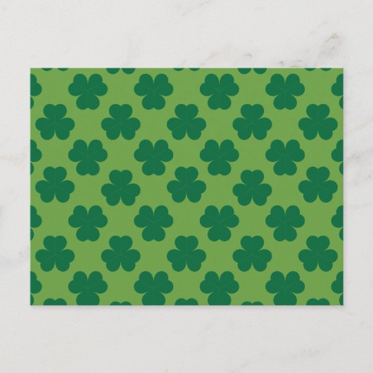 klaver briefkaart (Voorkant)