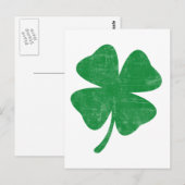 klaver briefkaart (Voorkant / Achterkant)