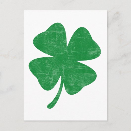 klaver briefkaart (Voorkant)