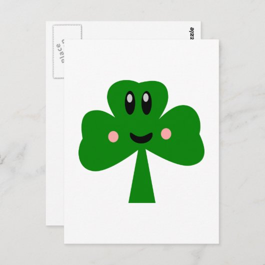 klaver briefkaart (Voorkant / Achterkant)