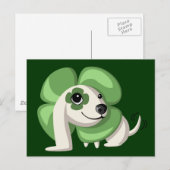 Klaver de hond briefkaart (Voorkant / Achterkant)