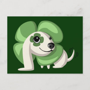 Klaver de hond briefkaart