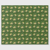 Klaver Groen St. Patrick`s Dag Cadeaupapier (Vlak)